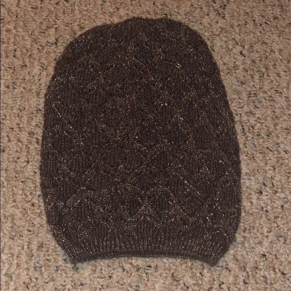 Lavender sparkly beanie